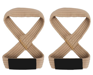 Figura 8 Correas de elevación para Deadlift Powerlifting Strongman & Cross Training Strong Weightlifting Muñequeras para hombres y mujeres - Product Image 4