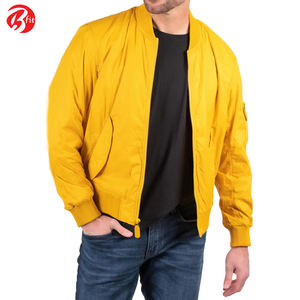Chaqueta de bombardero con cremallera para exteriores, abrigos, precio al por mayor, chaqueta de bombardero con estilo para hombre más vendida - Product Image 2