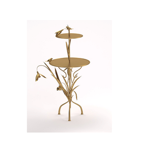 Support à gâteau en aluminium Leaf Design forme et taille personnalisées Présentoir à dessert et fruits du fabricant en Inde - Product Image 6