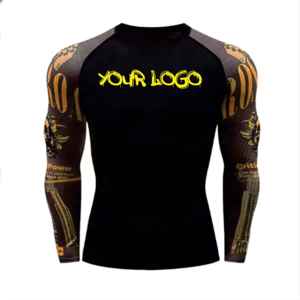 Équipement d'entraînement au combat de bonne qualité Rash Guard personnalisé pour hommes à prix raisonnable Meilleure vente Rash Guard - Product Image 6