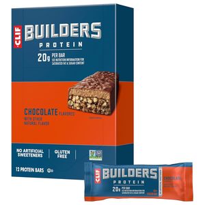 Clif Builders Protein <b>Bars</b> - Chocolate Flavor - 20g Plant Based Protein - 2.4 oz. (12 Pack) - Product Image 6
