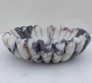 Bol en résine artisanal de qualité alimentaire avec motif en résine, utilisé pour contenir la salade par saniya handicraft - Product Image 4