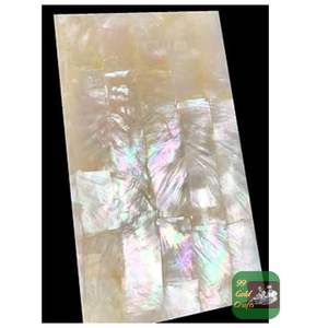 Lámina de Nácar Natural Blanca al por Mayor, Forma Cuadrada, Doble Cara Plana, para Manualidades, Incrustaciones en Muebles - Product Image 6