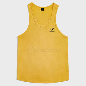 Vente directe d'usine de vêtements de fitness d'été décontractés pour hommes de grande taille Débardeur fabriqué au Pakistan pour les entraînements et les activités de plein air - Product Image 1