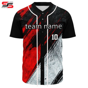 Maillot de baseball respirant personnalisé 2026, vente chaude, pour adulte, uniforme de baseball, 100% polyester, vêtements de sport pour hommes - Product Image 1