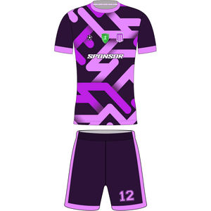 Ropa de fútbol Camiseta de fútbol Camisetas elásticas de secado rápido Camiseta de fútbol Impresión personalizada completa diseñada para jugadores de equipos de clubes - Product Image 5