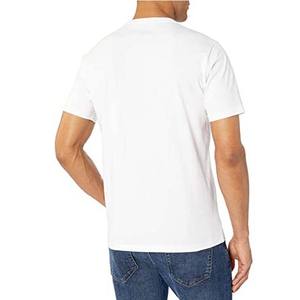 T-shirts pour hommes à manches courtes, coupe ample, col rond, en coton et fibre de bambou, écologiques, séchage rapide, logo personnalisé, nouvelle arrivée - Product Image 3