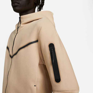 Sudaderas con cremallera al por mayor con logotipo y diseño personalizados de alta calidad 100% algodón transpirable ligero con cremallera para hombres - Product Image 6