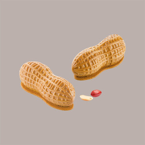Realistic Peanut <b>Silicone</b> Fruit Mold for <b>Baking</b> 107x43x40mm - Product Image 1