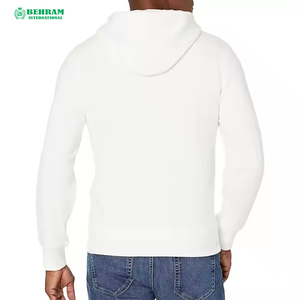 เสื้อแจ็คเก็ตมีฮู้ดซิปแบบใหม่ขายส่งสำหรับทุกเพศ คอสูง ผ้าฝ้ายฟลีซ ซิปแบบรูดขึ้นลง เหมาะสำหรับเสื้อกันหนาวฤดูหนาว - Product Image 1