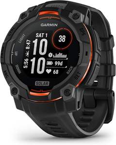 Montre connectée GPS d'extérieur robuste de haute qualité Garmin Instinct 3 45 mm, écran à charge solaire - Product Image 1