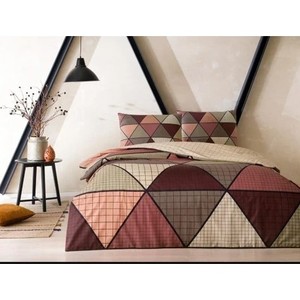 Juego de funda de edredón Delta Brown Taç Double Ranforce - Product Image 1