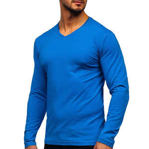 Camiseta Informal Personalizada de Alta Calidad, Cuello Redondo, 100% Algodón, Camiseta de Manga Larga para Hombre - Product Image 2