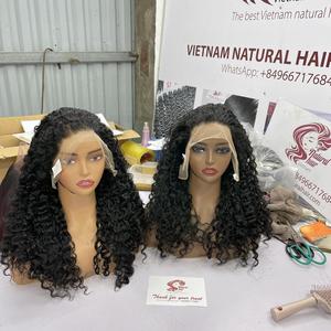 วิกผมหยิกแบบชาวพม่าสำหรับผู้หญิงผิวดำผมจริงผมหน้าม้าแบบชาวเวียดนาม - Product Image 6