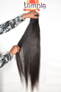 Extensiones de cabello humano Remy de las mejores marcas 100%, cabello indio de onda profunda, Color Natural, ninguno procesado químicamente, mechones rectos - Product Image 2