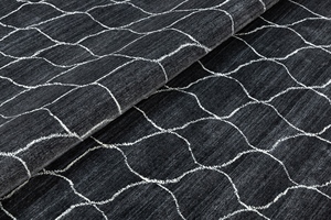 พรมขนปูขนสัตว์/ผ้าไหมพรมไหมพิมพ์ลายตามสั่งโรงแรมโลโก้สีดำสำหรับห้องนั่งเล่นห้องโถง - Product Image 5