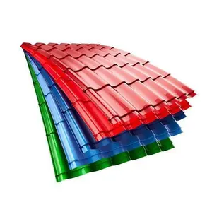 12 waves ral color coated galvanized roofing sheet PPGI zinc color coated corrugated steel plate