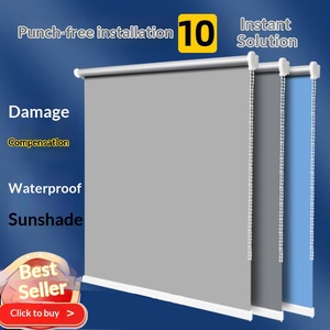 Persianas Enrollables Inteligentes <span class=keywords><strong>de</strong></span> Bambú Integradas, Diseño Sencillo, Motorizadas Eléctricas, Opacas, con Control Remoto para Sala <span class=keywords><strong>de</strong></span> Estar - Product Image 2