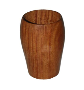 Vidrio de madera de alta calidad Diseño simple Hecho a mano Vidrio de madera ecológico 6 piezas Copa de vino Venta caliente - Product Image 6