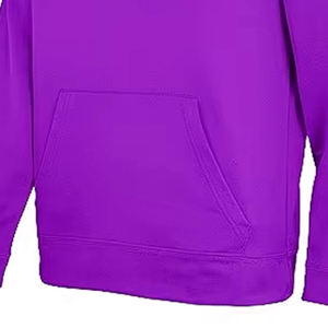 Sweat à capuche en polaire polyester respirant, confortable, doux et chaud, avec logo personnalisé, ajustable, pour tous les jours et les activités de plein air - Product Image 3
