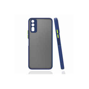 Coque de protection arrière en silicone bleu marine NXXA Hux Series pour Vivo Y20 Y19 V23E A34, en TPU souple pour la protection du téléphone - Product Image 1