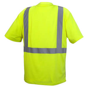 Camisetas de Alta Visibilidad Reflectantes de Algodón de Manga Corta para Trabajo, Construcción y Seguridad Vial - Product Image 4