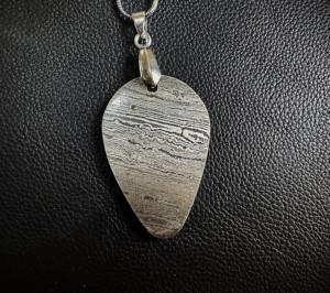 Damascus Steel Pet Metal ID Customized logo Various Shapes Anti-lost Laser Engraved <b>cat</b> and Dog Pendant - Product Image 5