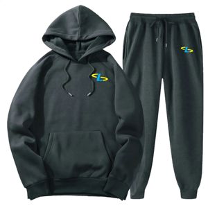 Trajes Deportivos de Invierno para Hombre con Logotipo Personalizado OEM, Felpa Francesa Gruesa y Pesada, 100% Algodón, Trajes Deportivos Extra Grandes - Product Image 4