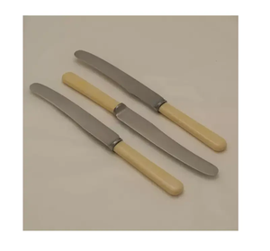 Juego de cubiertos de acero inoxidable, 3 piezas, mango con incrustaciones de hueso, Apto para lavavajillas, cucharas artesanales, acero espejado para uso diario - Product Image 6