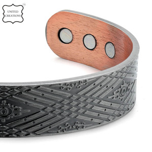 Wholesale <b>Copper</b> <b>Bracelet</b> Handmade <b>Magnetic</b> Adjustable Pure <b>Copper</b> <b>Magnetic</b> <b>Men</b> <b>Bracelet</b> - Product Image 4