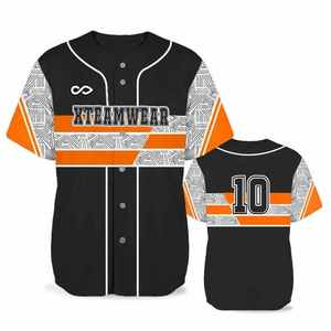 Uniformes de Béisbol Personalizados de Primera Calidad, Transpirables, Duraderos, 100% Poliéster, Antibacterianos, Camisetas y Pantalones para Equipos - Product Image 1