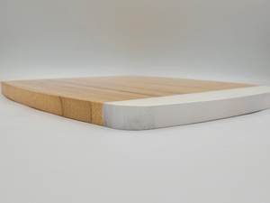 Premium Huhipro 36x26x1.85 cm Rectangle Planche à découper en caoutchouc Poignée blanche 1.5cm Épaisseur Combinaison Paquet Blocs à découper - Product Image 2