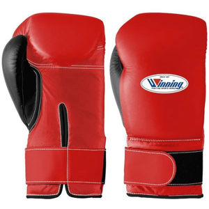 Professional Red Black <b>Leather</b> Boxing <b>Gloves</b> Velcro Wrist Training Sparring <b>Gloves</b> for Men and <b>Women</b> - Product Image 1
