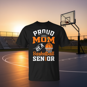 T-shirt de basket-ball « Maman fière » pour la promotion 2025 – Cadeau promotionnel personnalisable - Product Image 3