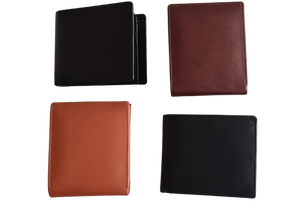 Portefeuille pour hommes de haute qualité Portefeuille en cuir PU pour hommes dernier style en couleur noir, marron et beige - Product Image 3