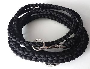 Correa trenzada delgada y redonda, hecha a medida, resistente y ligera, de paracord, para perros pequeños y medianos, en varios estilos y longitudes. - Product Image 3