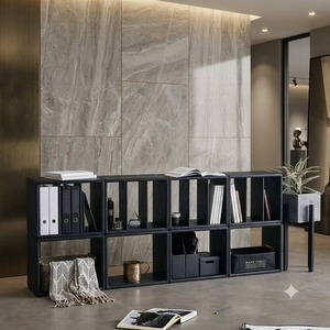 Juego de Cajas de Almacenamiento de Madera Maciza de Acacia SINTERIOR, 6 Organizadores Rectangulares Modulares Apilables, Diseño Moderno para Decoración del Hogar y Baño - Product Image 5
