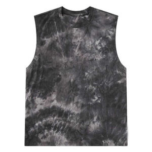 Camiseta sin Mangas para Hombre, Transpirable, de Punto, Fabricada por OEM, para Entrenamiento Físico y Uso Casual, Material de Spandex/Algodón - Product Image 1