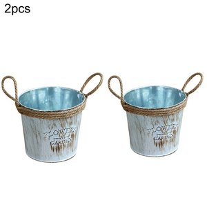 Jardinière classique pour la décoration de la maison, articles de jardin, balcon, couleur argent, Design moderne, métal, intérieur et extérieur, support de jardinière à fleurs rondes - Product Image 6