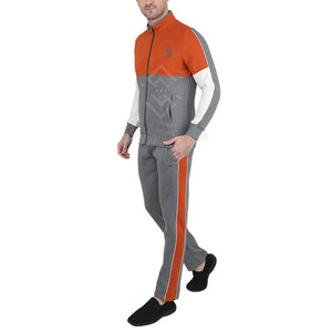 Survêtement décontracté pour homme à capuche respirant en polyester et coton, coupe régulière, pour l'hiver - Product Image 2