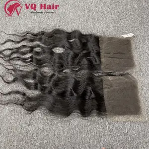 Wholesale HD Lace Closure Natural Wave Bundle 100% Raw Cambodian Virgin Hair Natural Human Hair Extensions Flat Weft Style