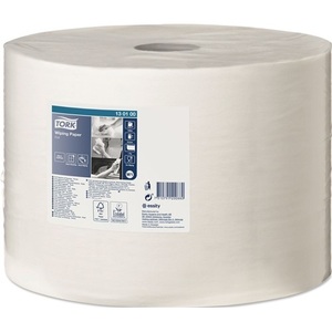 Rouleau de serviettes de nettoyage blanches 1 pli TORK 130100 L1000xB245ca Mm - Product Image 1