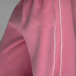 Fabricantes Pantalones de chándal para mujer Sudaderas CON CAPUCHA DE Jogger Tallas grandes Ropa de dos piezas Ropa de calle Conjunto de chándal de mujer con cremallera corta holgada - Product Image 6