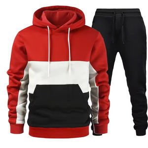 Trajes Deportivos con Capucha para Hombre, de Invierno, Secado Rápido, Transpirables, Ligeros, con Logotipo Personalizado, Colores Combinados, Fabricados por Isha Industry - Product Image 1