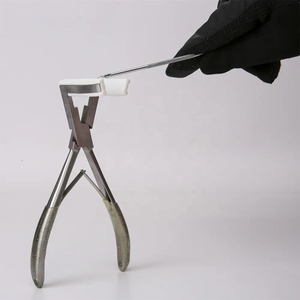 Pince d'extension de cheveux confortable en acier inoxydable de haute qualité respirante entièrement personnalisée dernière vente chaude - Product Image 5