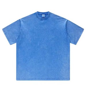 Chemise surdimensionnée délavée vintage à épaules tombantes, t-shirts pour hommes fabriqués au Pakistan, conception personnalisée, vêtements de fête uniques, quantité minimale de commande basses à manches courtes - Product Image 1