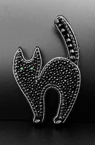 Broches perlées Broche design faite à la main. Accessoires de haute qualité. Broche design unique. Baby shower meilleur cadeau. - Product Image 5