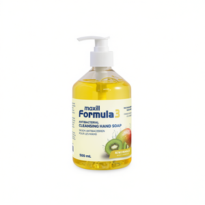 OEM Wholesale 500mL Pump Bottle Hand <b>Soap</b> Kiwi Mango <b>Scent</b> Liquid Gel Hand Wash 17oz - Product Image 3