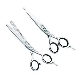 Juego de tijeras de corte de pelo de alta calidad, tijeras de adelgazamiento, acabado de pulido, tijeras de peluquería, Kit de corte de pelo - Product Image 1