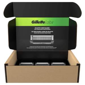 Gill ette Labs Exfoliating Bar Razor – Maquinilla de afeitar avanzada para hombres con tecnología para suavizar la piel - Product Image 3
